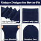 6x Pairs School Uniform Knee High Socks Cotton Rich Girls Boys Kids Bulk - Navy - 2-8 (10-12 Years Old)