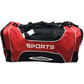 MEDIUM SPORTS BAG With Shoulder Strap Gym Duffle Travel Bags Water Resistant - Red