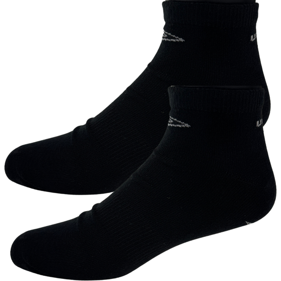 Umbro Mens Trainer Ankle Socks - Black - 1 Pack of 3 Pairs - EU 39-42