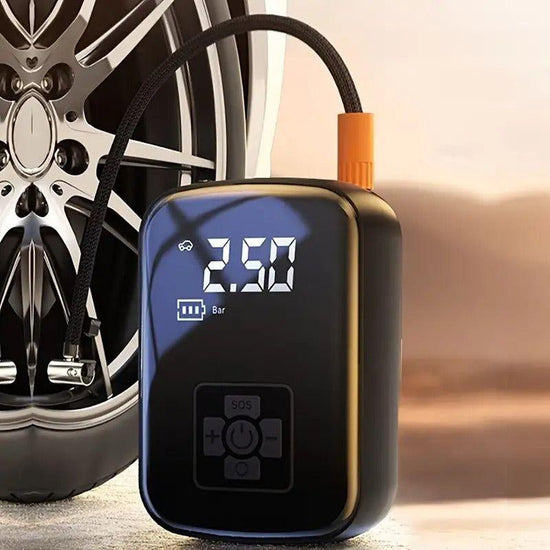 Rechargeable Car Tire Bike Air Pump Tire Inflator Portable Compressor Digital Cordles