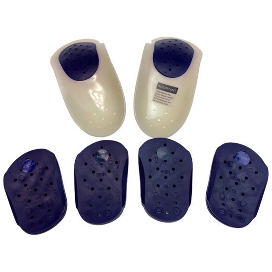 WALKFIT ORTHOTICS Insoles Walk Fit Foot Feet Support BLUE - B (Womens 5-5.5, Mens 4-4.5)