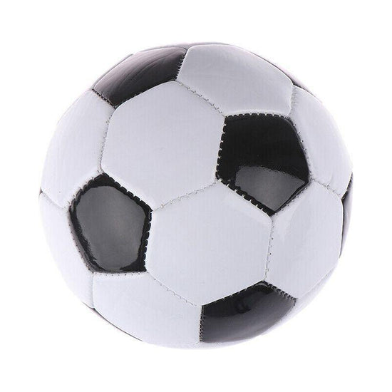 Classic Soccer Ball Football Training Standard Size 5 - Black/White