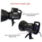 HRIDZ CB-VL100 100W Battery-Operated Bi-Colour LED Video Light Professional Outd