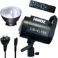 HRIDZ CB-VL100 100W Battery-Operated Bi-Colour LED Video Light Professional Outd