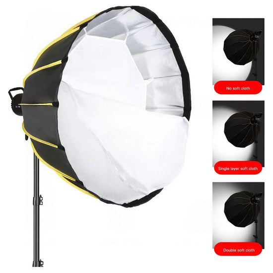 Hridz BM-H90 90cm Bowens Parabolic Softbox with Honeycomb grid