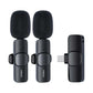 Hridz K9 Wireless Rechargeable 2 in 1 Lightning Microphone For Lightning Port Devices Recording Interview