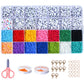 28 Grids 3mm 4500pcs Acrylic Seed Beads Craft Kit with A-Z Letter Beads For Jewellery Making