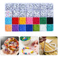 28 Grids 3mm 4500pcs Acrylic Seed Beads Craft Kit with A-Z Letter Beads For Jewellery Making