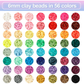 56 Colors 14420pcs 6mm Polymer Clay Beads Heishi Flat Round Clay Bead DIY Jewelry Making Kit