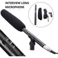 HZ-320 Professional Studio Condenser Shotgun Microphone for Filmmaking and Interview Recording