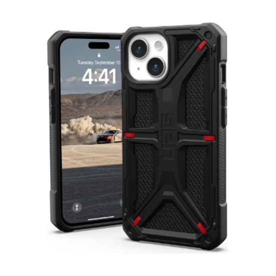 UAG Monarch Kevlar Back Case for iPhone 15 - Black