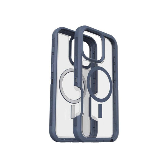 OtterBox Defender XT Clear Back Case for iPhone 16 Pro Max -Clear/Blue