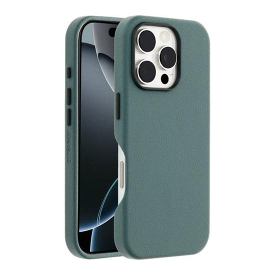 OtterBox Symmetry Cactus Leather Back Case for iPhone 16 Pro - Green