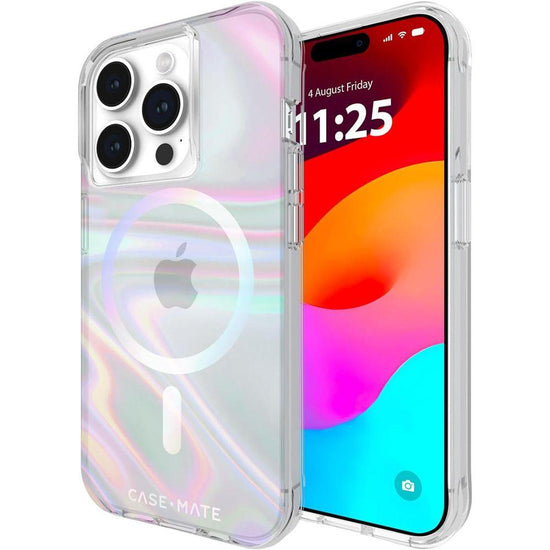 Case-Mate Soap Bubble Magsafe Case for Apple iPhone 15 Pro - Iridescent