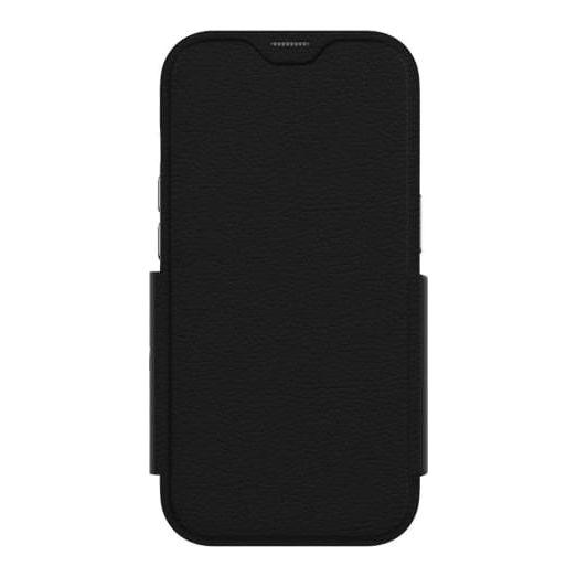 EFM Monaco Case Armour with ELeather and D3O 5G Signal Plus Technology For iPhone 13 (6.1")/iPhone 14 (6.1") - Black / Space Grey