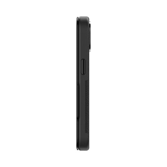 EFM Monaco E-leather Wallet Case Armour With D3O Plus Suits Iphone 15 (6.1") - Black/Space Grey