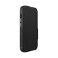 EFM Monaco E-leather Wallet Case Armour With D3O Plus Suits Iphone 15 (6.1") - Black/Space Grey