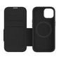 EFM Monaco E-leather Wallet Case Armour With D3O Plus Suits Iphone 15 (6.1") - Black/Space Grey