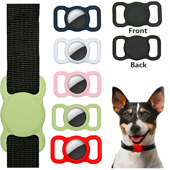 Silicone Pet Protective Case for Airtag Loop Apple GPS Finder Dog Cat Collar AU