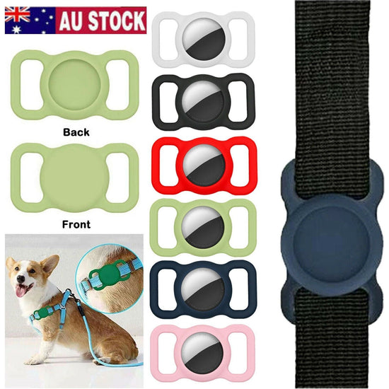 Silicone Pet Protective Case for Airtag Loop Apple GPS Finder Dog Cat Collar AU