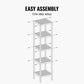 5 Tier Bookshelf Storage Bookcase Shelving Unit for Home Office