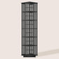 360 Rotating Bookshelf Bamboo Storage Display Rack Shelving in Black