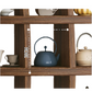 90x90cm Solid Wood Wall Mounted Display Shelf Antique Style Decor