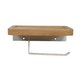 Toilet Paper Holder with Shelf Wall Mounted Bathroom Storage