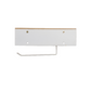 Toilet Paper Holder with Shelf Wall Mounted Bathroom Storage