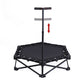 Foldable Fitness Trampoline with Handle Compact Folding Rebounder