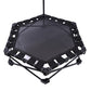 Foldable Fitness Trampoline with Handle Compact Folding Rebounder