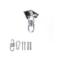 304 Stainless Steel Swing Hanger Heavy Duty 360 Degree Swivel Hook Mount