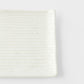 Sushi Plate 24cm White Contour Glaze