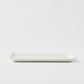 Sushi Plate 24cm White Contour Glaze