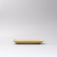 Plate Rectangular 21cm Biscuit Glaze
