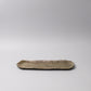 Plate Sashimi Organic Shape 13cm Sage Glaze