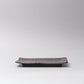 Plate Sushi Rectangular 21cm Matte Black Glaze