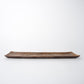 Sashimi Plate 33.2cm Amber Contour Glaze