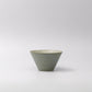 Bowl Fluted 13cm Green Fade Glaze