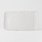 Platter Rectangular 35cm Shell White Glaze