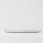 Platter Rectangular 35cm Shell White Glaze