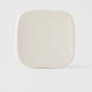 Plate Square 19cm Shell White Glaze
