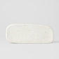 Plate Rectangular 28.5cm Shell White Glaze