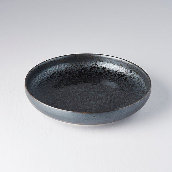 Plate High Rim 22cm Black Pearl Glaze