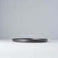 Plate Slab Rim 24cm Asphalt Glaze