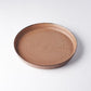 Plate High Rim 25cm Toffee Glaze