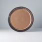 Plate Organic Flat 25.5cm Toffee Glaze