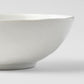 Bowl Oval 14cm Parchment White Glaze