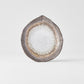 Plate Leaf Shape 16cm Akane Grey Glaze