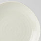 Dinner Plate Organic Shape 23cm Kanso Soft White Glaze